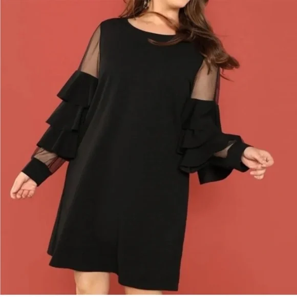 SHEIN Ruffle Dress L - Picture 6 of 9